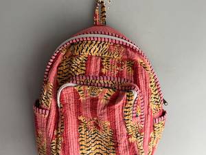Sac à dos bohème à imprimé animal, sac à dos en coton avec fermeture éclair, sac à dos unisexe pour usage quotidien, sac à dos souple, cadeau pour elle - Product Image 2