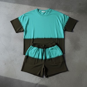 Conjunto de Shorts y Camiseta de Manga Corta para Hombre, Verano 2026, Casual, Transpirable, Color Sólido, Ropa Deportiva, Venta al Por Mayor - Product Image 6