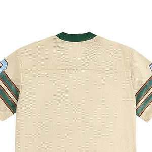 Custom Sublimated Printing Streetwear Trendy Football Shirt Embroidery Design Mesh Crop National Team American Football Jersey - Product Image 2