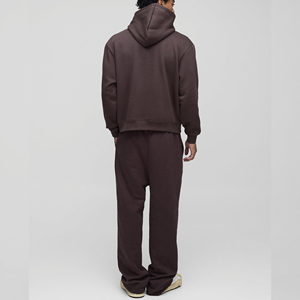 Sweat à capuche zippé personnalisé pour homme, coupe régulière, en molleton épais respirant, style streetwear décontracté - Product Image 4