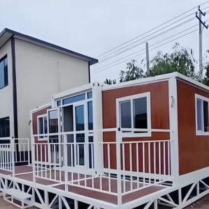 Nhà lắp ghép <span class=keywords><strong>container</strong></span> 40ft cao cấp, 2 phòng ngủ, 3 phòng ngủ, có thể mở rộng, mua kèm vận chuyển - Product Image 3