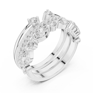 Bijoux Amanya Bague solitaire 14K CZ en finition or rose - Product Image 5