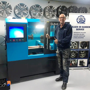 Gubot 24-Inch Laser Quét Tự Động Hợp Kim Rim Sửa Chữa Máy Vi Tính CNC Bánh Xe Máy Tiện Giường Phẳng Cấu Trúc Nhiệm Vụ Ánh Sáng - Product Image 5