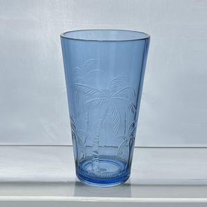 แก้วน้ำพลาสติกสำหรับใช้งานกลางแจ้งขนาด 18 ออนซ์ ดีไซน์ต้นปาล์มสุดหรู สไตล์วินเทจ คุณภาพพรีเมียม เหมาะสำหรับงานปาร์ตี้และใช้ในบ้าน - Product Image 3