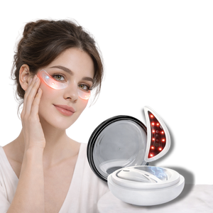 Masajeador de Ojos Portátil con Luz Roja para el Cuidado de la Belleza de los Ojos, Dispositivo de Belleza con Microcorriente para Eliminar las Ojeras y las Bolsas de los Ojos - Product Image 1