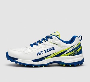 รองเท้าคริกเก็ต HIT ZONE Elite แบบเย็บสองชั้น ปุ่มยาง น้ำหนักเบา สวมใส่สบาย ทนทาน ประสิทธิภาพสูง สำหรับเด็กอายุ 12 ปีขึ้นไป - Product Image 2