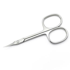 Professional Luxury Stainless Steel Nail <b>Scissors</b> Straight Blade Sharp Tip Cuticle Trimming Tool Finger Manicure Baby <b>Child</b> - Product Image 1
