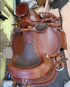 Silla de Montar a Caballo de Cuero Occidental Hecha a Mano, para Carreras de Barriles, Equitación, Reining, Venta al por Mayor a Precios Bajos - Product Image 3