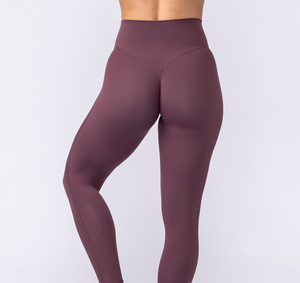 Leggings décontractés en polyester et élasthanne, pantalon taille haute pour femme, coupe ajustée, legging doux avec poches - Product Image 3