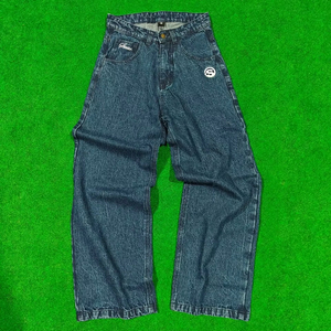 Custom Designer Stretch Straight Oversized <b>Boot</b> Cut Wide Leg Vintage Salvage Japanese Raw Selvedge Denim Pant Baggy Jean for Men - Product Image 1