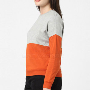 Sudaderas personalizadas con logotipo para mujer, de manga larga, estilo oversize, tela suave, ajuste cómodo, sudadera de moda para mujer - Product Image 3