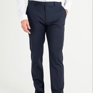 Pantalones de Vestir Personalizados para Hombre, Cintura Plegada, Otoño-Invierno 2026, Elásticos en 4 Direcciones, Corte Recto, Tela de Lana de Alta Calidad - Product Image 1