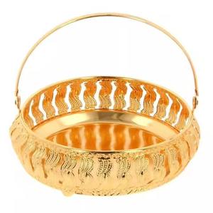 Panier de rangement en métal pour fruits, pain et en-cas, panier cadeau pour table à manger - Product Image 5