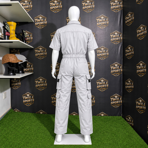 Overol de Trabajo de una Pieza 100% Algodón, Traje de Trabajo para Hombre, Reflectante, Resistente a la Abrasión, Antimanchas, Personalizable, Equipo de Seguridad para Mecánicos - Product Image 5