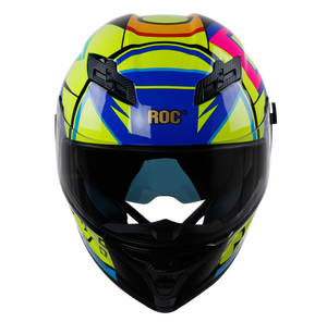 Việt Nam Sản Xuất Tốt Nhất Được Phê Duyệt OEM Mũ Bảo Hiểm Đôi Mặt Visor Đầy Đủ Mặt R03 Roc Mũ Bảo Hiểm ABS Cao Cấp Thiết Kế Đồ Họa Mới - Product Image 3