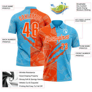เสื้อโปโลกีฬาคุณภาพสูง แห้งเร็ว ผลิตจากโพลีเอสเตอร์ รับปักโลโก้ตามสั่ง ผู้ผลิตเสื้อผ้าขายส่ง - Product Image 3