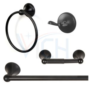 New Arrival Modern 4-Piece Stainless Steel Wall-Mounted <b>Bathroom</b> <b>Accessories</b> Set Robe Hook Tissue Holder Towel Bar Towel Ring - Product Image 6
