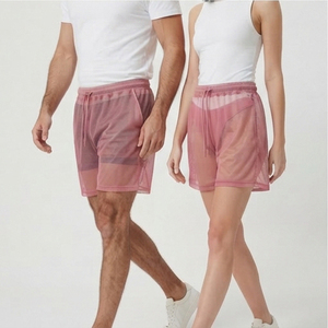 Shorts Transparentes de Malla Ligera Unisex, 100% Poliéster, Cintura Alta, Cierre con Cordón, Impermeables, Sexys y Modernos - Product Image 4