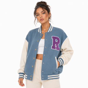 Chaquetas Varsity de Alta Calidad Unisex, Chaquetas de Béisbol Americanas de Forro Polar, Chaquetas Extra Grandes Personalizadas para Hombre, Chaquetas para Mujer - Product Image 2