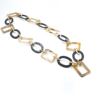 สร้อยคอแบบโซ่ลายใหม่ ทำจากเขาควายธรรมชาติ ราคาถูกที่สุด - Product Image 2