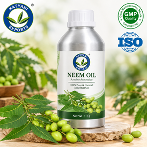 Aceite de Semilla de Neem Puro a Granel 1 KG Prensado en Frío al por Mayor - Aceite de Azadirachta Indica para Productos Cosméticos y Marcas de Cuidado Personal - Product Image 1