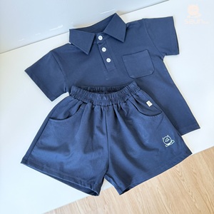 ชุดเสื้อโปโลและกางเกงขาสั้นเด็ก SeunKids ผ้าฝ้าย ระบายอากาศได้ดี เหมาะสำหรับฤดูร้อน ราคาโรงงาน - Product Image 4