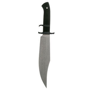Cuchillo Bowie de acero inoxidable con hoja fija y mango ergonómico para acampar al aire libre, bushcraft, caza y supervivencia. - Product Image 5