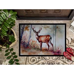 Deer Design Doormat Non-Slip <b>Indoor</b>/Outdoor Entryway Rug 24H X 36W Low Pile Washable Front <b>Door</b> <b>Mat</b> - Product Image 3