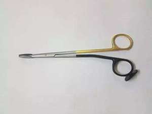 Ciseaux de dissection faciale manuels Trepsat, professionnels, en métal noir et or, instrument chirurgical/médical certifié CE, classe II - Product Image 5