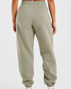 <b>Summer</b> Casual Baggy <b>Trousers</b> Loose Pants 100% Cotton Solid Color Sweatpants OEM Service Available Women Jogger Pant - Product Image 4
