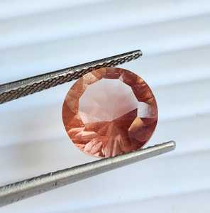 Pierre de soleil d'Oregon naturelle, forme ronde, couleur orange, taille concave, prix de gros disponible - Product Image 3