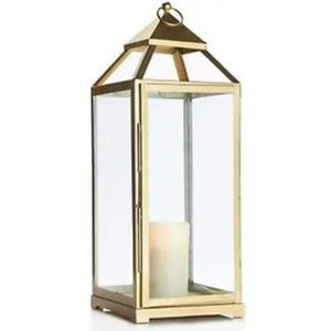 Lámpara Colgante de Metal y Vidrio con Acabado Dorado, Ideal para Decoración del Hogar en Ramadán y Eid - Product Image 5