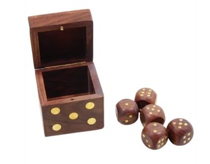 Ensemble sculpté en bois avec boîte de rangement, durable et écoresponsable, multicolore, pour jeux de société et jeux de table - Product Image 6