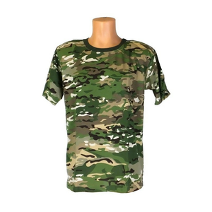 เสื้อยืดลายพรางสีพื้นคุณภาพพรีเมียมปี 2026 ผ้าฝ้าย 100% ระบายอากาศได้ดี คอกลม ทรงคลาสสิก เหมาะสำหรับออกกำลังกาย ขายส่ง - Product Image 2