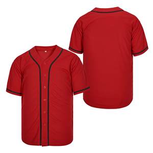 Camisetas de Béisbol Sublimadas Personalizadas, Uniformes Deportivos Sublimados OEM, Camisetas Clásicas con Botones Completos, Uniforme Deportivo 100% Poliéster para Hombre - Product Image 1