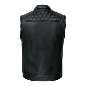 Chaleco de Cuero para Hombre, Diseño Personalizado, Duradero, para Invierno, Nueva Llegada, Ropa Exterior, Precio al por Mayor - Product Image 3