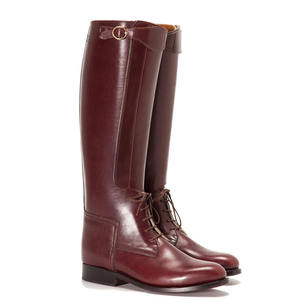 Bota de Montar para Caballo, de Cuero Sintético de Color Sólido, Protección Completa para Montar a Caballo - Product Image 5