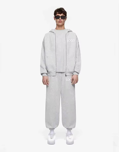 High Fashion Custom <b>Men</b> Women's Long Sleeve Hoodie Jogger Set Oversized Sweatsuit Gym Wear Unisex Logo Breathable Winter - Product Image 1