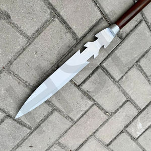 Lance viking forgée à la main - Lame en acier à haute teneur en carbone, manche en bois - Product Image 4