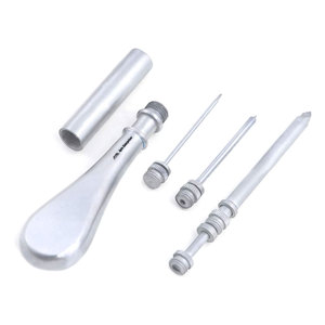 Cánula de Trocar, Equipo Veterinario para Equinos y Bovinos, Instrumento Médico Desechable Laparoscópico de Acero Inoxidable de Triple Uso - Product Image 1