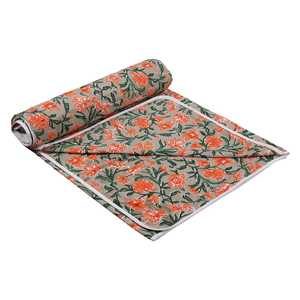 Classic Handmade Cotton Dohar Hand Washable for Hotel & Home Use New Stylish High Quality Indian Handmade Cotton Print Dohar - Product Image 3