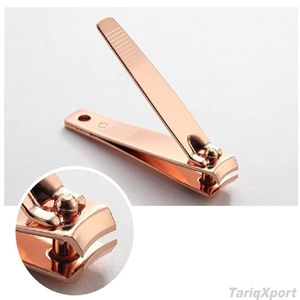 Coupe-ongles incurvé en acier inoxydable avec logo personnalisé, lame tranchante, ouverture large, design portable pour les ongles des doigts et des orteils - Product Image 6