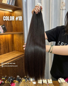วิกผมตรงแบบมีเชือกผูกด้านหน้า สีผมทำสี  ผมแท้เวียดนาม  ถักสองชั้นด้วยเครื่องจักร สำหรับผู้หญิง - Product Image 4