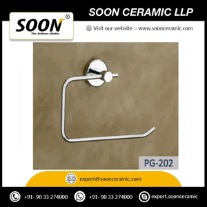 SOON Ensemble d'accessoires de salle de bain contemporains en acier inoxydable chromé à fixation murale, barre porte-serviettes 60 cm, distributeur de savon, porte-brosse à dents - Product Image 4