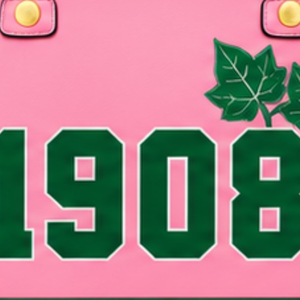 กระเป๋าโท้ทผู้หญิงสีเขียวชมพูลายใบไม้ แบรนด์ Green Pink AKA Ivy  กระเป๋าสะพายไหล่แฟชั่นลำลองพร้อมหูหิ้วคู่สำหรับช้อปปิ้ง - Product Image 6