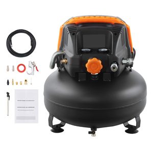 Compressore d'Aria Portatile da 1.7HP, 6 Galloni, 2.3CFM@90PSI, Pressione Massima 150PSI, Kit di 12 Accessori per Compressori Pneumatici - Product Image 1