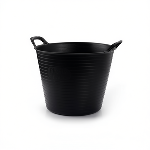 CAPAZO 12U Cubo de Goma Negro de 42L de Capacidad - Product Image 1