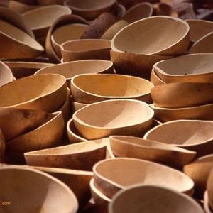 Bol en calebasse durable fait main, écologique, pour service alimentaire et décoration rustique – Vente en gros - Product Image 3
