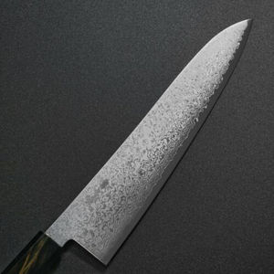 มีดเชฟเหล็กดามัสกัสตีขึ้นรูปด้วยมือแบบ OEM พร้อมคมหยัก เกรดอุตสาหกรรม เป็นมิตรกับสิ่งแวดล้อม สำหรับใช้ในครัวประจำวัน - Product Image 3