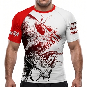Mawra – T-shirt de compression à manches longues pour homme, imprimé sur mesure, pour le sport, la gym, le MMA et le BJJ - Product Image 1